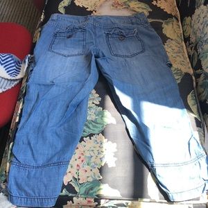 Denim capris size 2
